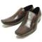Fiesso Brown Leopard Hair Genuine Leather Loafer Shoes With Metal Tip  FI6650